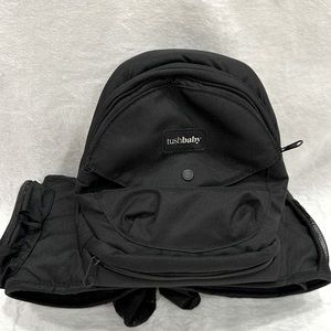 EUC, TushBaby hip carrier, black.